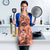 Hawaii Red Brown Tropical Leaves Apron - Polynesian Pride