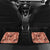 Hawaii Red Brown Tropical Leaves Car Mats - Polynesian Pride