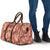 Hawaii Red Brown Tropical Leaves Travel Bag - Polynesian Pride