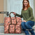 Hawaii Red Brown Tropical Leaves Travel Bag - Polynesian Pride