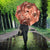 Hawaii Red Brown Tropical Leaves Umbrella - Polynesian Pride