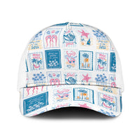Hawaii Coastal Summer Postcard Baseball Net Cap