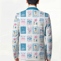 Hawaii Coastal Summer Postcard Blazer