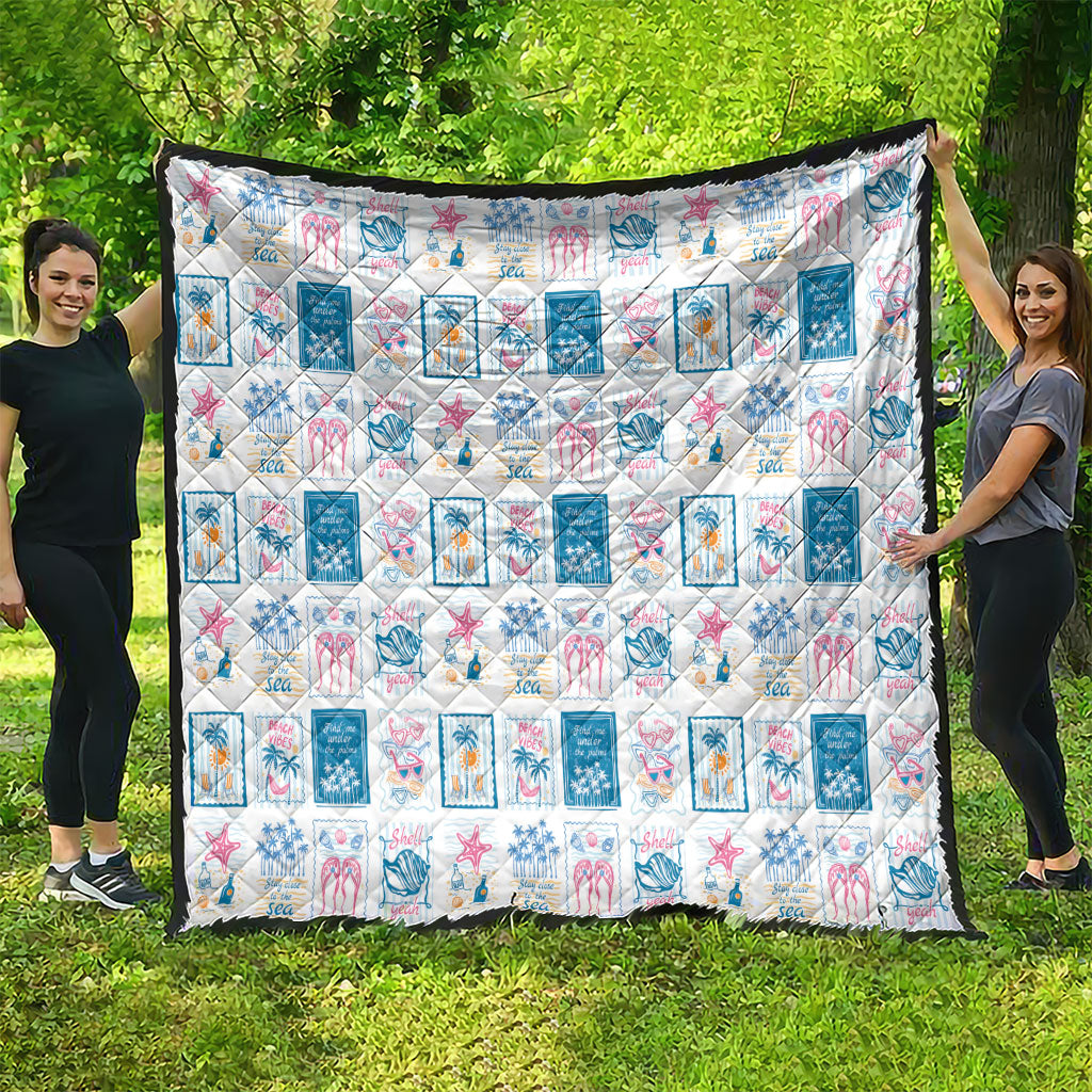 Hawaii Coastal Summer Postcard Quilt