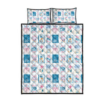 Hawaii Coastal Summer Postcard Quilt Bed Set