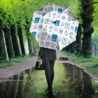 Hawaii Coastal Summer Postcard Umbrella