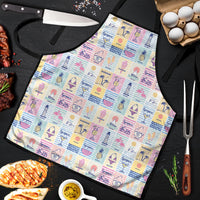 Aloha Summer Posters Grunge Textures Apron