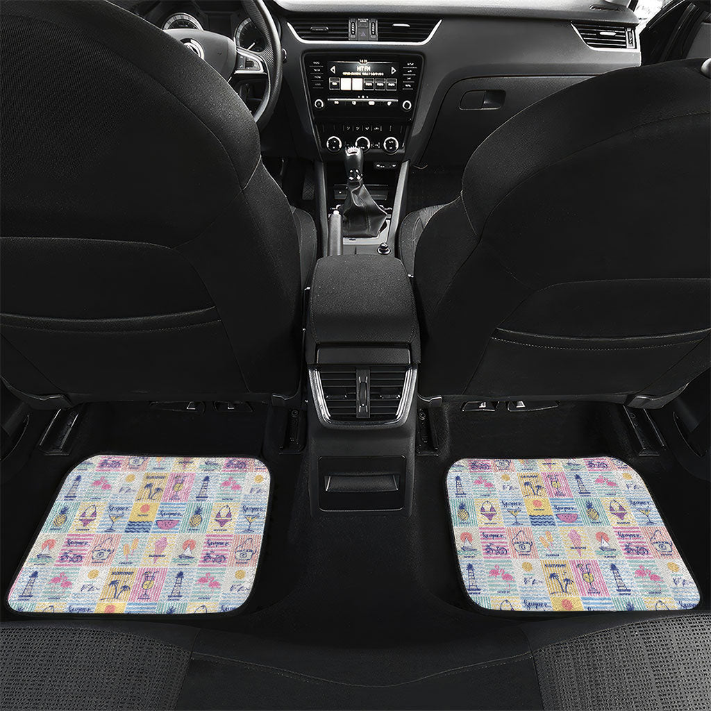 Aloha Summer Posters Grunge Textures Car Mats
