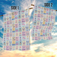 Aloha Summer Posters Grunge Textures Garden Flag