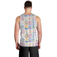 Aloha Summer Posters Grunge Textures Men Tank Top