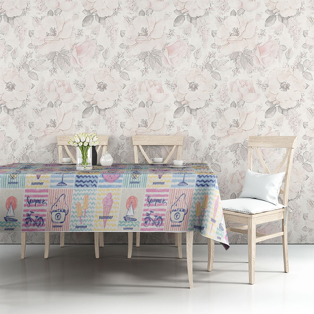 Aloha Summer Posters Grunge Textures Tablecloth