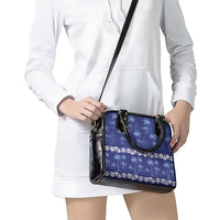 Blue Hawaii Palm Tree Hibiscus Shoulder Handbag Fantasy Summer Vibe