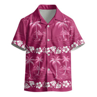 Pink Hawaii Palm Tree Hibiscus Kid Hawaiian Shirt Fantasy Summer Vibe