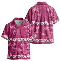 Pink Hawaii Palm Tree Hibiscus Kid Hawaiian Shirt Fantasy Summer Vibe