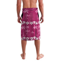 Pink Hawaii Palm Tree Hibiscus Lavalava Fantasy Summer Vibe