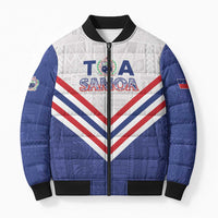 Custom Toa Samoa Rugby Bomber Puffer Jacket 1992-1993 Special Edition - Polynesian Pride