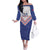 Custom Toa Samoa Rugby Family Matching Off The Shoulder Long Sleeve Dress and Hawaiian Shirt 1992-1993 Special Edition - Polynesian Pride