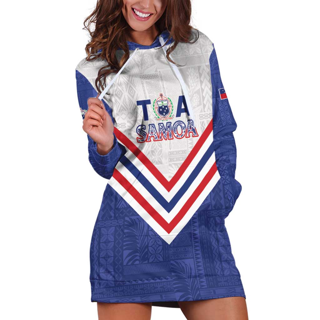 Custom Toa Samoa Rugby Hoodie Dress 1992-1993 Special Edition - Polynesian Pride
