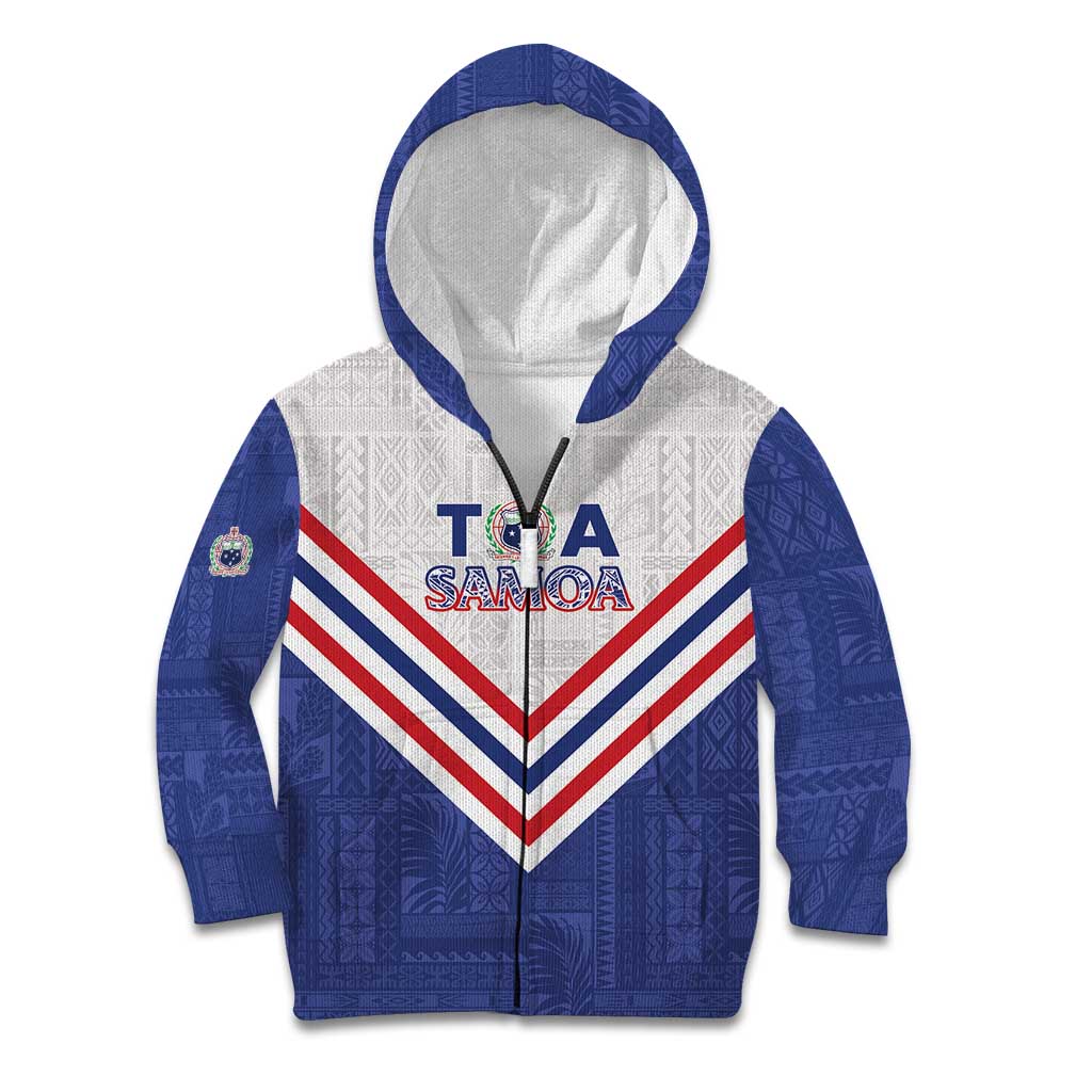 Custom Toa Samoa Rugby Kid Hoodie 1992-1993 Special Edition - Polynesian Pride