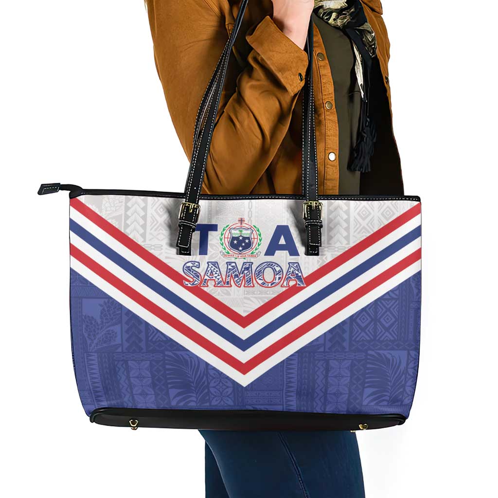 Toa Samoa Rugby Leather Tote Bag 1992-1993 Special Edition - Polynesian Pride