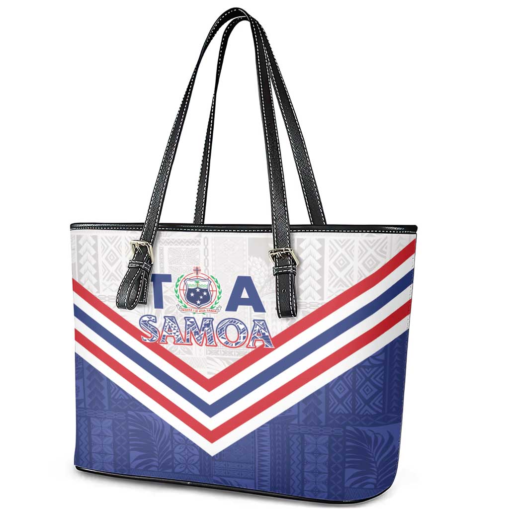 Toa Samoa Rugby Leather Tote Bag 1992-1993 Special Edition - Polynesian Pride
