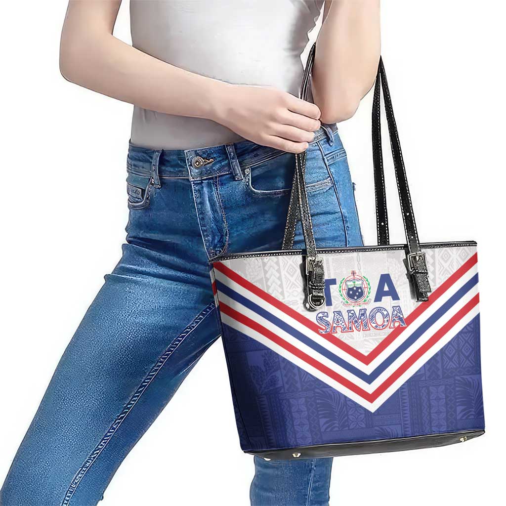 Toa Samoa Rugby Leather Tote Bag 1992-1993 Special Edition - Polynesian Pride