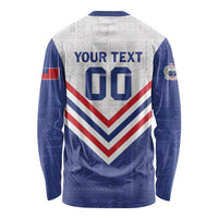 Custom Toa Samoa Rugby Long Sleeve Shirt 1992-1993 Special Edition - Polynesian Pride