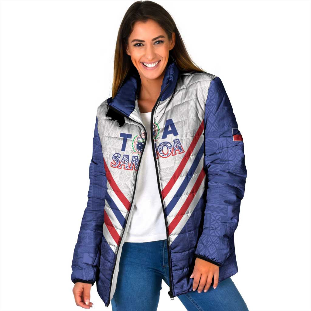 Custom Toa Samoa Rugby Padded Jacket 1992-1993 Special Edition - Polynesian Pride