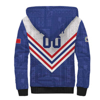 Custom Toa Samoa Rugby Sherpa Hoodie 1992-1993 Special Edition - Polynesian Pride