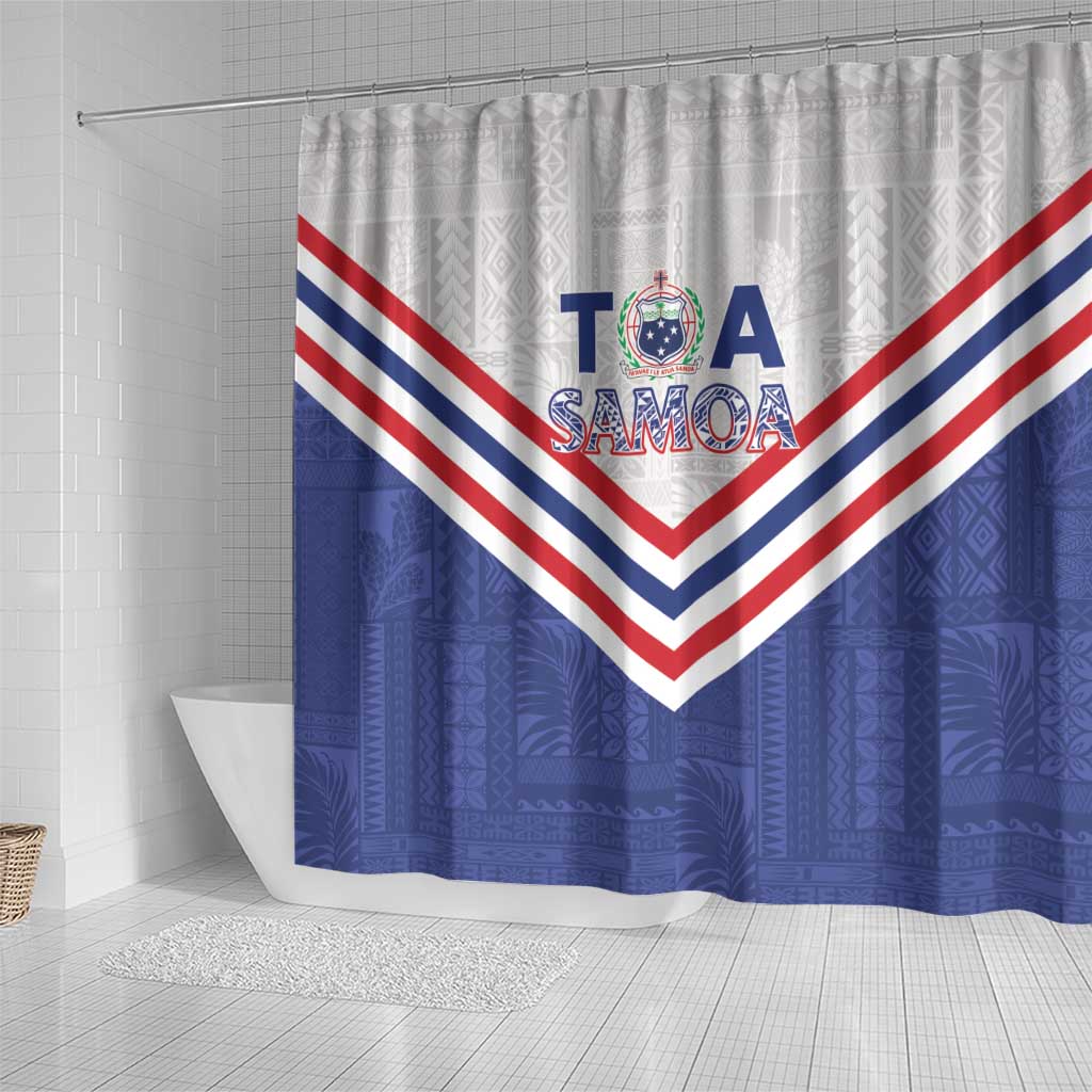 Toa Samoa Rugby Shower Curtain 1992-1993 Special Edition - Polynesian Pride