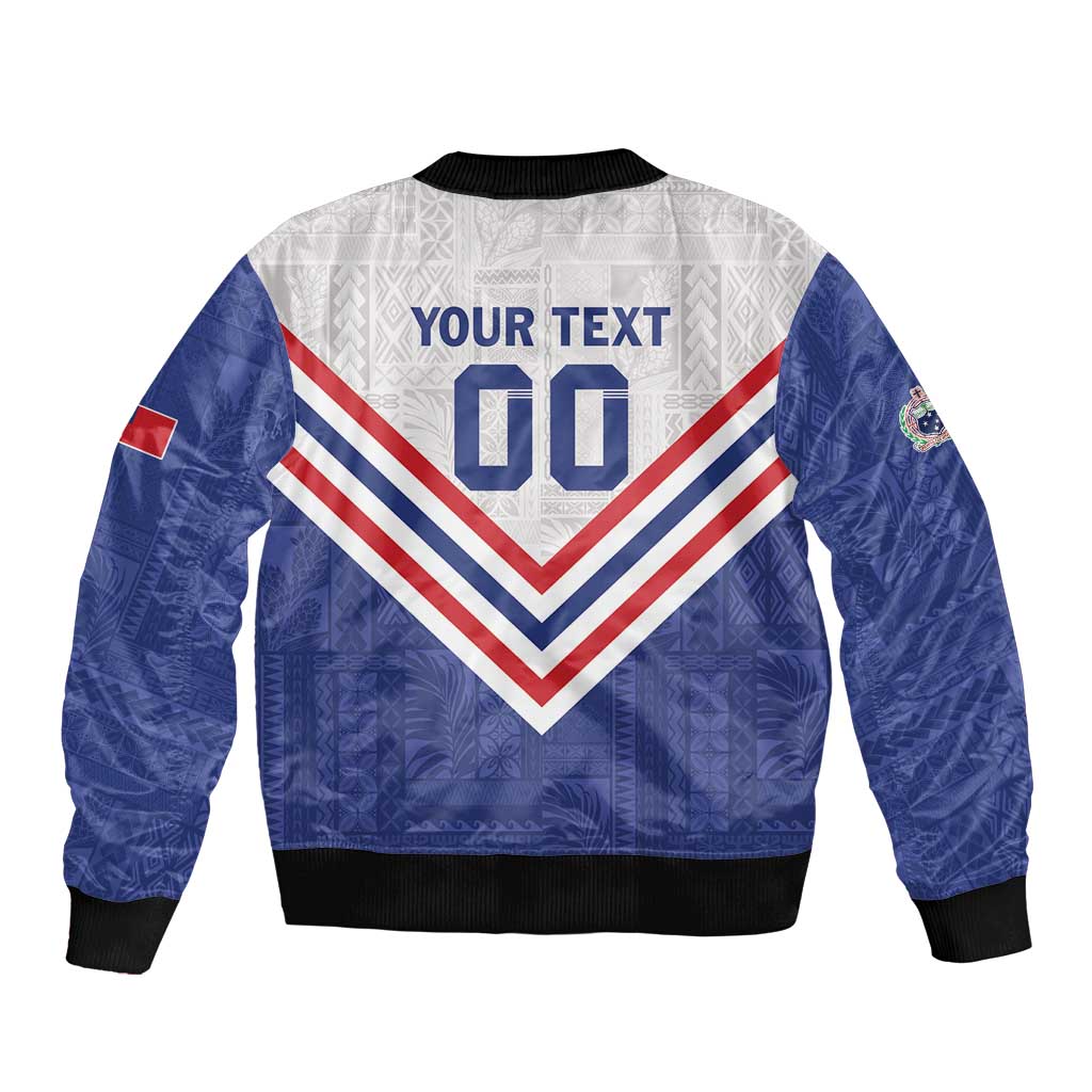 Custom Toa Samoa Rugby Sleeve Zip Bomber Jacket 1992-1993 Special Edition - Polynesian Pride