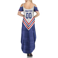 Custom Toa Samoa Rugby Summer Maxi Dress 1992-1993 Special Edition - Polynesian Pride