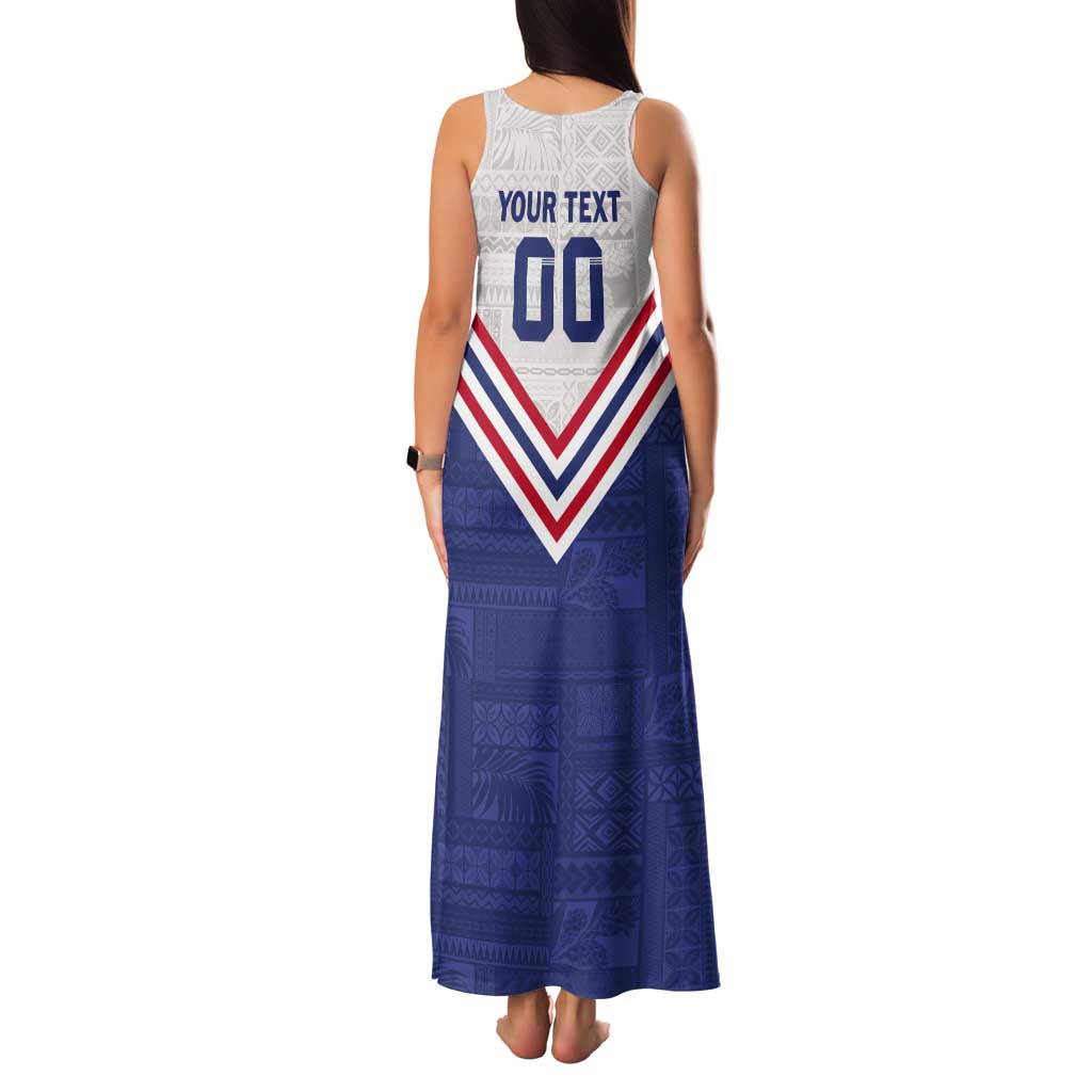 Custom Toa Samoa Rugby Tank Maxi Dress 1992-1993 Special Edition - Polynesian Pride
