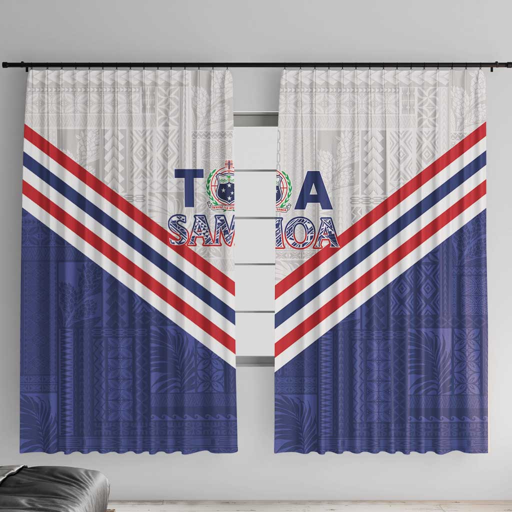 Toa Samoa Rugby Window Curtain 1992-1993 Special Edition - Polynesian Pride