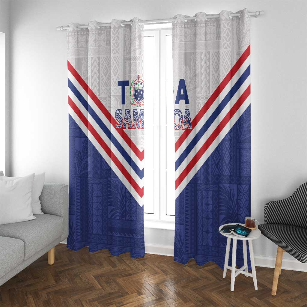 Toa Samoa Rugby Window Curtain 1992-1993 Special Edition - Polynesian Pride