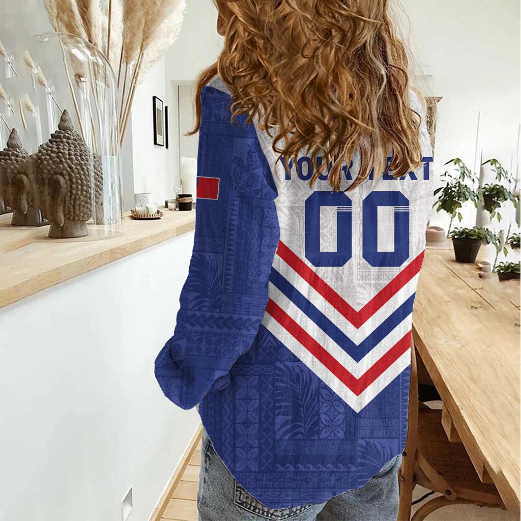 Custom Toa Samoa Rugby Women Casual Shirt 1992-1993 Special Edition - Polynesian Pride