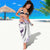Maori Manta Ray Plumeria Deep Purple Sarong
