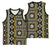Fiji Masi Tapa Pattern Yellow Basketball Jersey - Polynesian Pride
