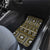 Fiji Masi Tapa Pattern Yellow Car Mats - Polynesian Pride