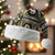 Fiji Masi Tapa Pattern Yellow Christmas Santa Hat - Polynesian Pride