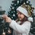 Fiji Masi Tapa Pattern Yellow Christmas Santa Hat - Polynesian Pride