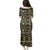 Fiji Masi Tapa Pattern Yellow Family Matching Puletasi and Hawaiian Shirt - Polynesian Pride