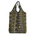 Fiji Masi Tapa Pattern Yellow Grocery Bag - Polynesian Pride