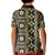 Fiji Masi Tapa Pattern Yellow Kid Polo Shirt - Polynesian Pride