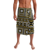 Fiji Masi Tapa Pattern Yellow Lavalava - Polynesian Pride
