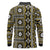 Fiji Masi Tapa Pattern Yellow Long Sleeve Polo Shirt - Polynesian Pride
