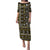 Fiji Masi Tapa Pattern Yellow Puletasi - Polynesian Pride