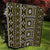 Fiji Masi Tapa Pattern Yellow Quilt - Polynesian Pride