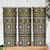 Fiji Masi Tapa Pattern Yellow Skinny Tumbler - Polynesian Pride