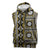 Fiji Masi Tapa Pattern Yellow Sleeveless Hoodie - Polynesian Pride